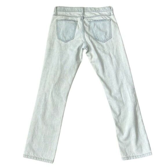 Current/Elliot The Cropped Straight Channon Destroy Light Wash Jeans Size 26 - Picture 6 of 12